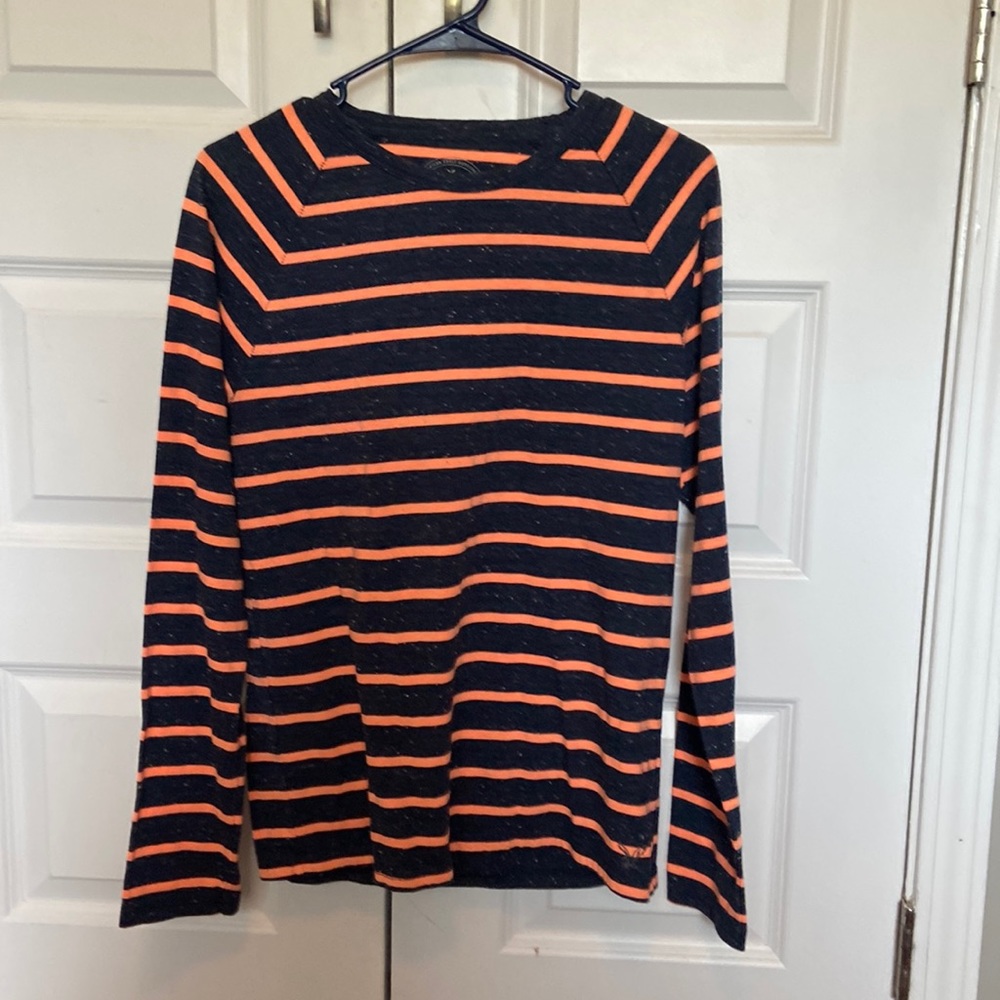 Navy blue and orange American eagle long sleeve